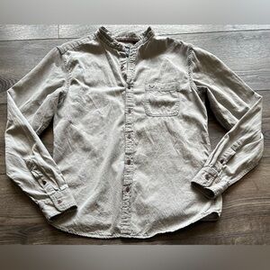 Men's Bare Denim 100% Cotton Button Down Shirt Long‎ Sleeve Size Medium